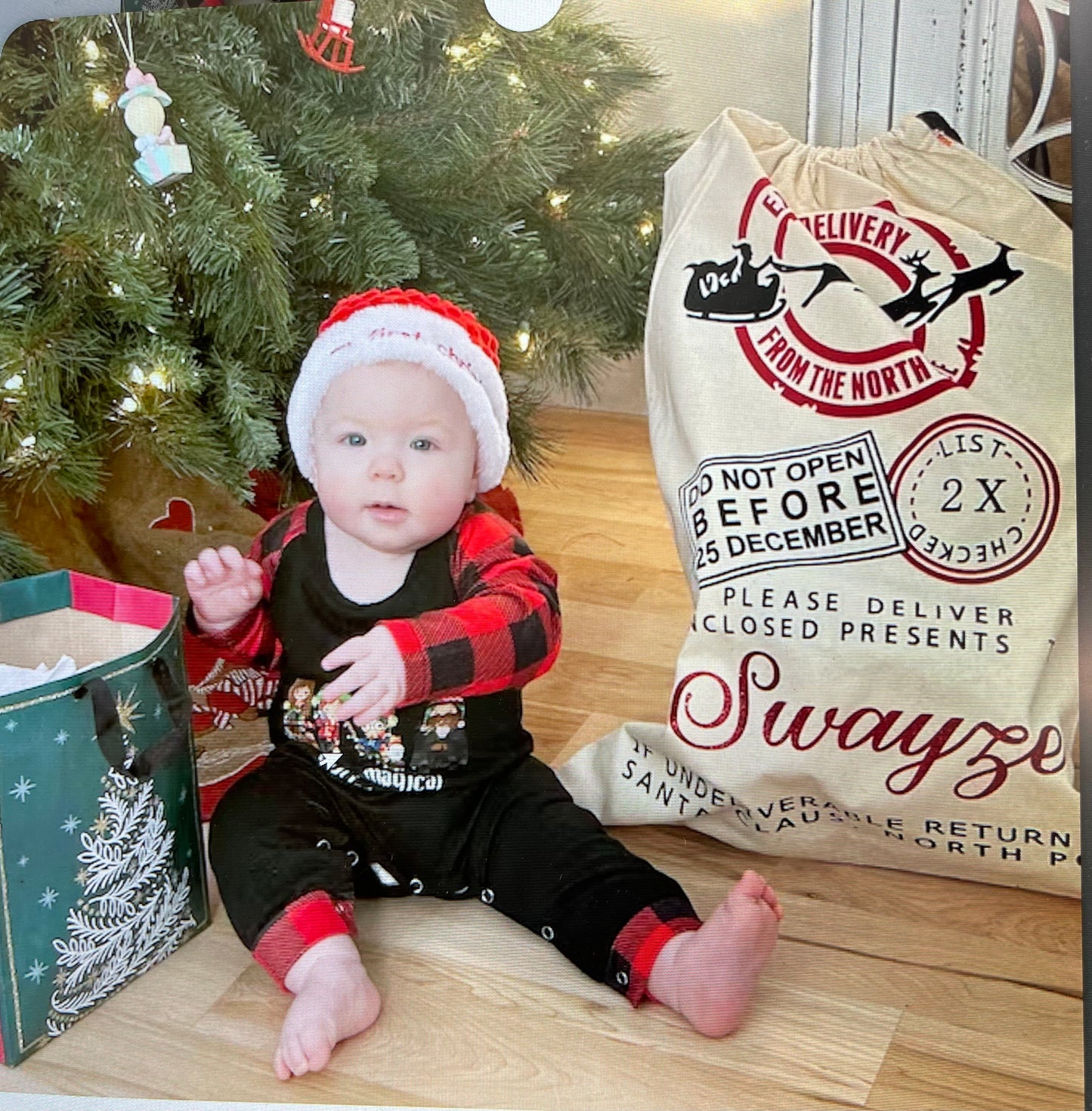 The Santa Sack-Personalized | Drawstring closure bag