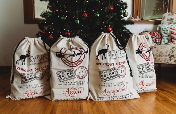 The Santa Sack-Personalized | Drawstring closure bag
