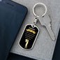 Daddy I Love You | Dog Tag with Swivel Keychain