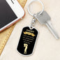 Daddy I Love You | Dog Tag with Swivel Keychain