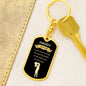 Daddy I Love You | Dog Tag with Swivel Keychain