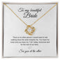 To My Beautiful Bride | Love Knot Necklace