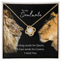 To My Soulmate | Love Knot Necklace