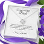 To My Beautiful Bride | Love Knot Necklace