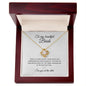 To My Beautiful Bride | Love Knot Necklace