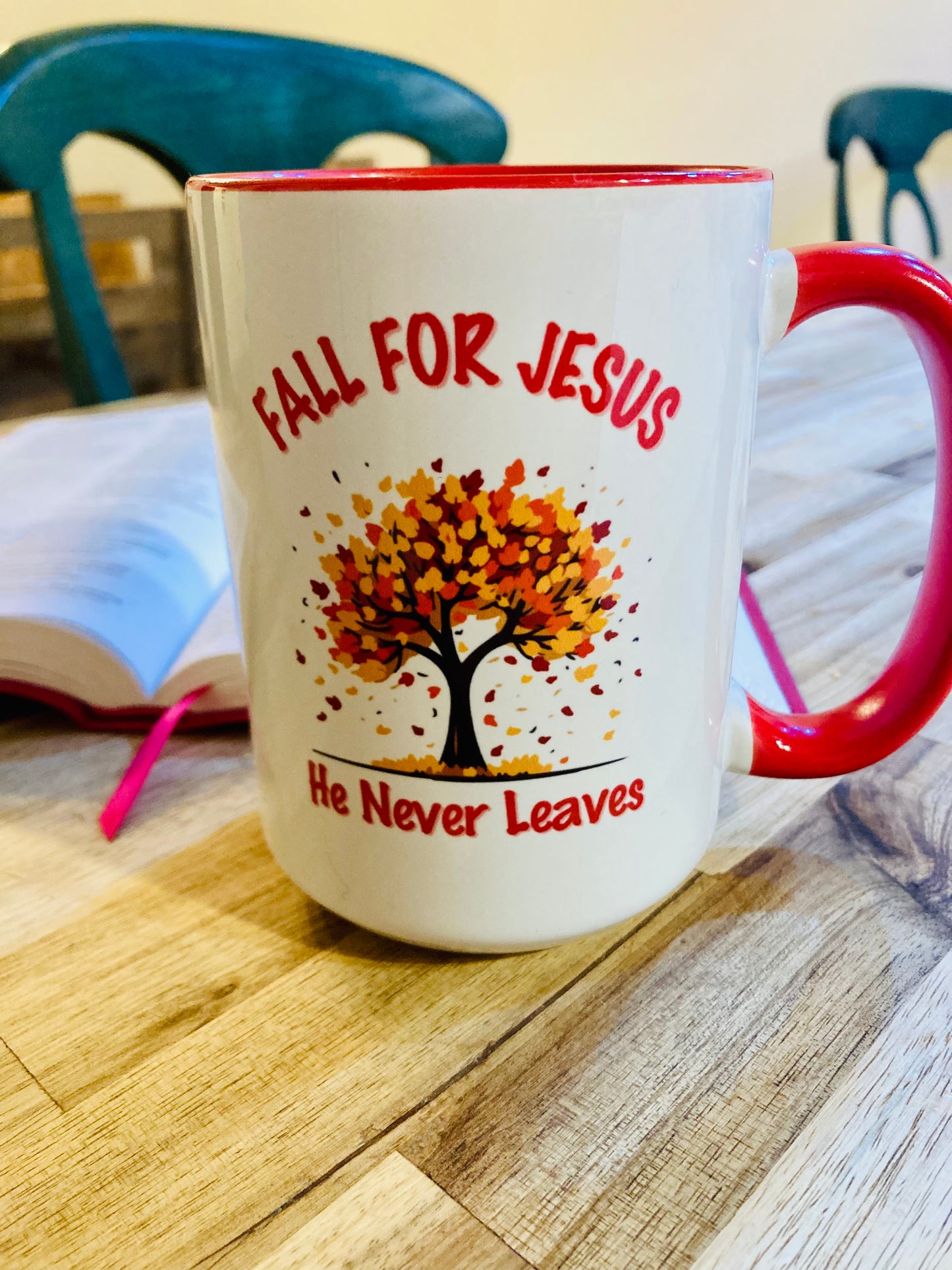 Fall For Jesus | 15oz. Accent Mug