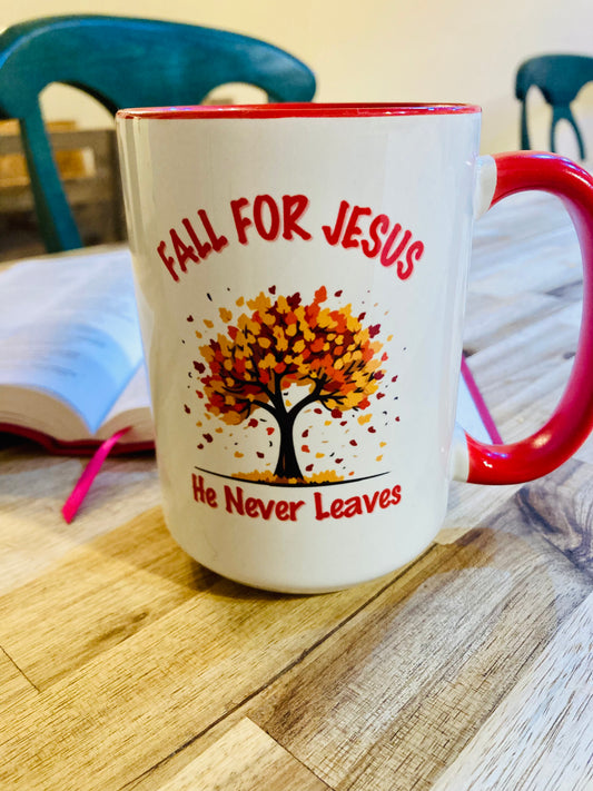 Fall For Jesus | 15oz. Accent Mug